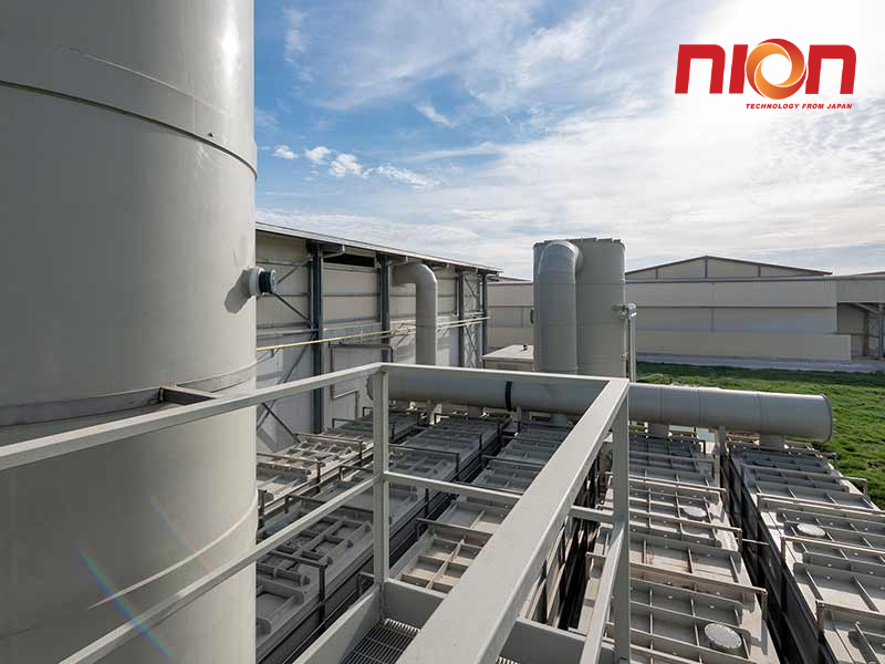 Ứng dụng tháp hấp phụ trong xử lý mùi khu công nghiệp