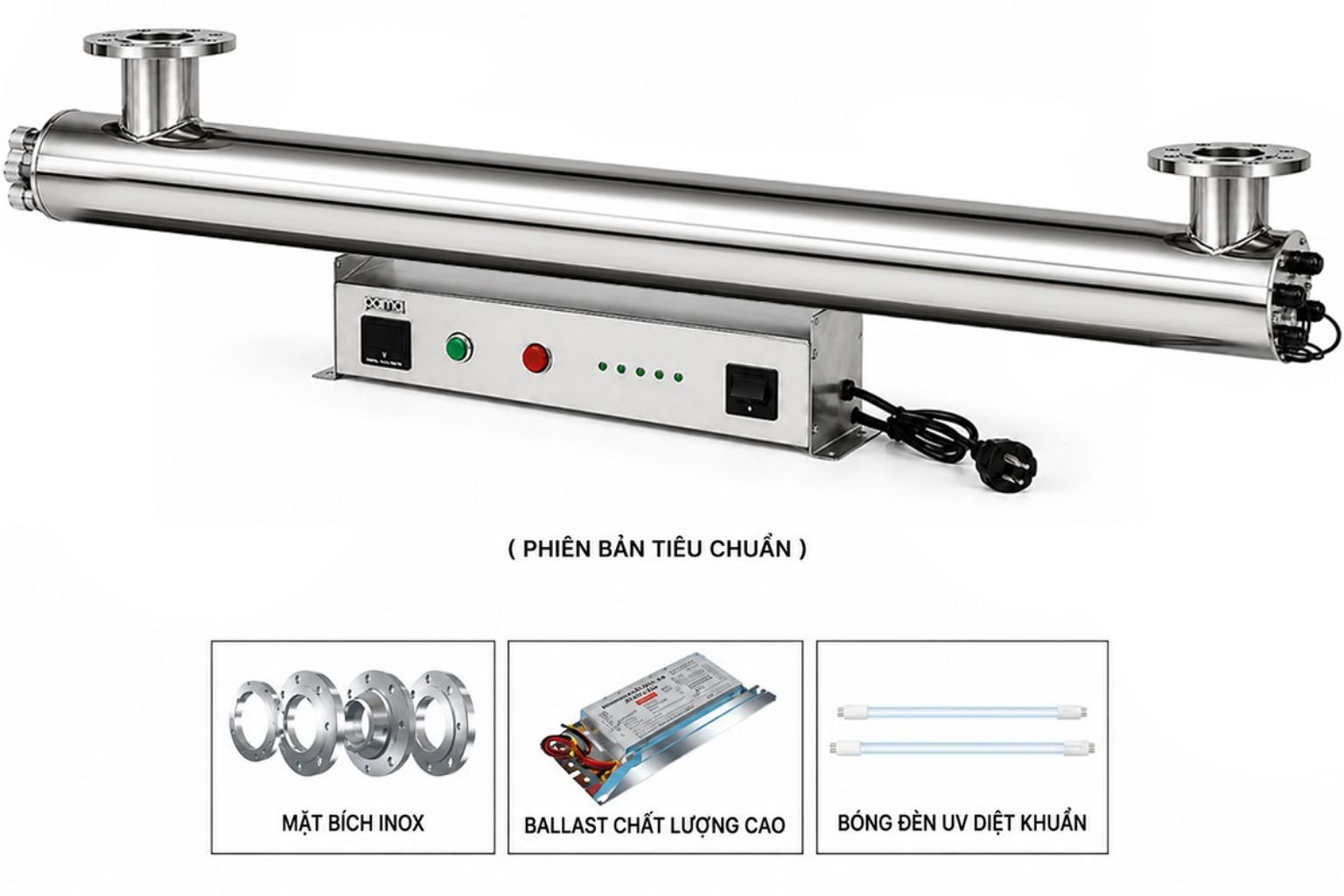 Tính năng nổi bật của thiết bị UV khử khuẩn nước Rama RUD-3B80W