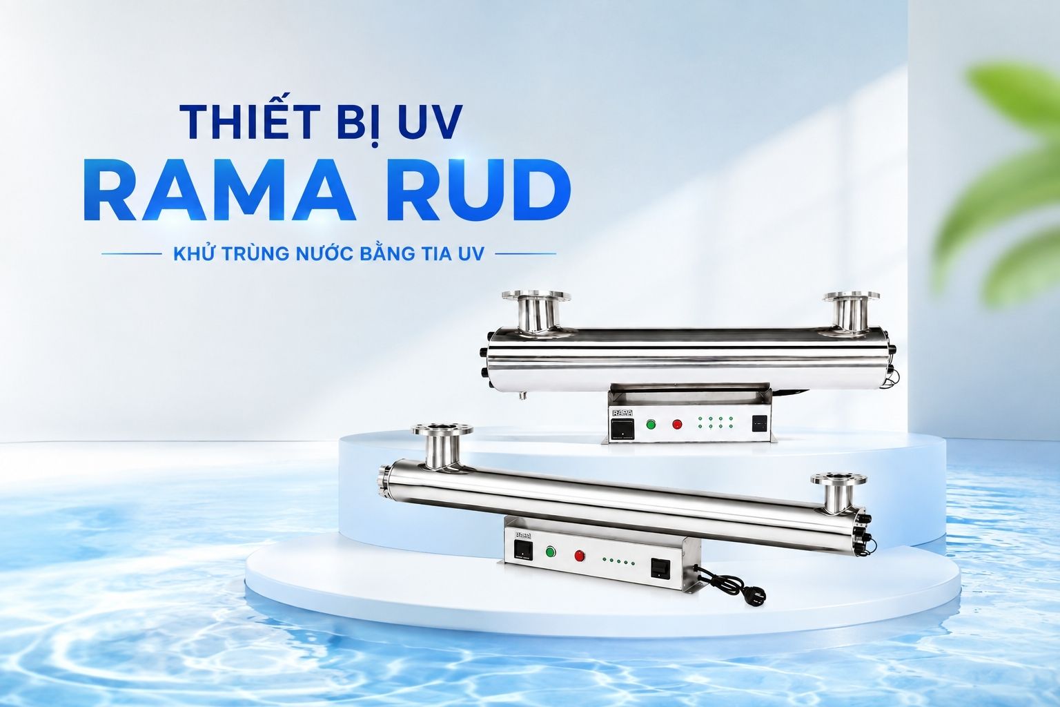Thiết bị UV khử khuẩn nước tưới tiêu Rama RUD-4B80W